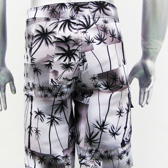 NWT PALMS SUMMER SURF BEACH MEN'S SWIMWEAR TRUNKS SLIM FIT BOARD SHORTS SIZE S - Picture 4 of 4